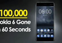Nokia 6 Is Breaking All Records! 100,000 Nokia 6 Gone In 60 Seconds