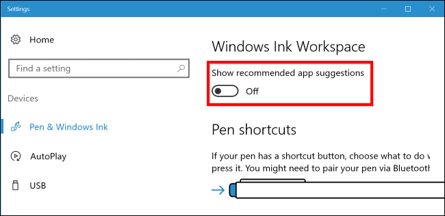 Remove Ads From the Windows Ink Workspace