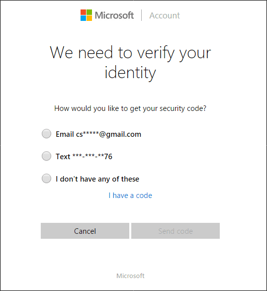 Resetujte heslo svého účtu Microsoft online