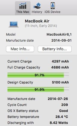 Execute o diagnóstico de bateria do iPhone no Mac