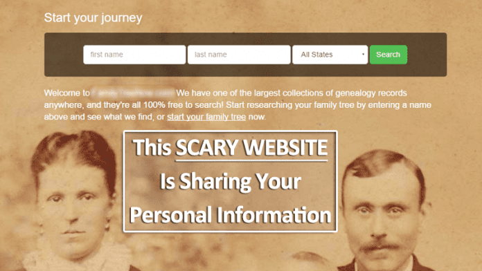 This Scary Website Is Sharing Your Personal Information