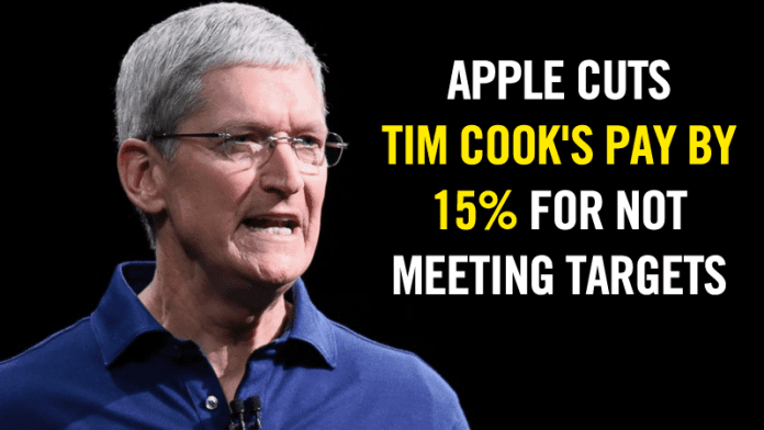 Apple Cuts Tim Cook's Payment By 15% For Not Meeting 'Targets'