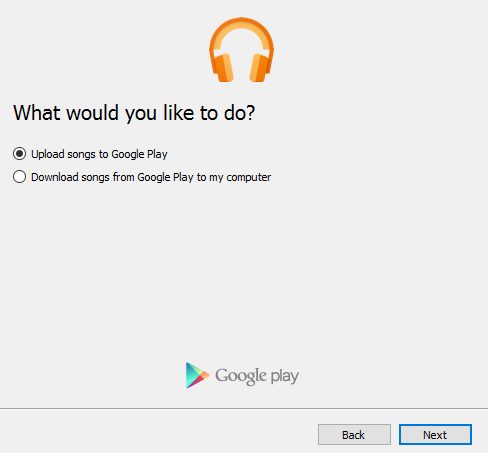 Nahrajte hudbu do knihovny Google Play