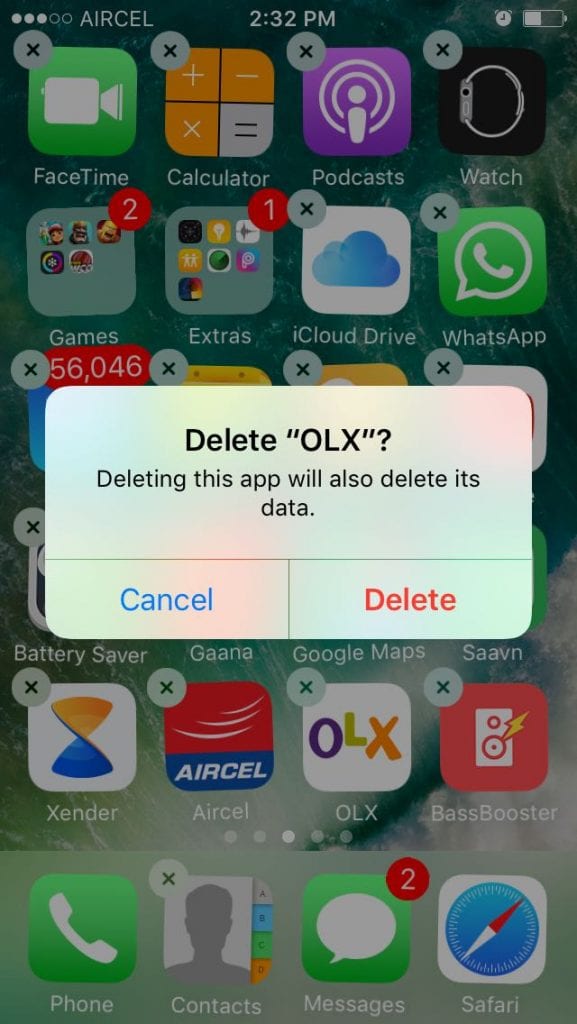 Delete Apps
