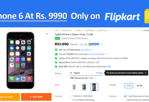 iPhone 6 Is Now Available For As Low As Rs. 9990 On Flipkart