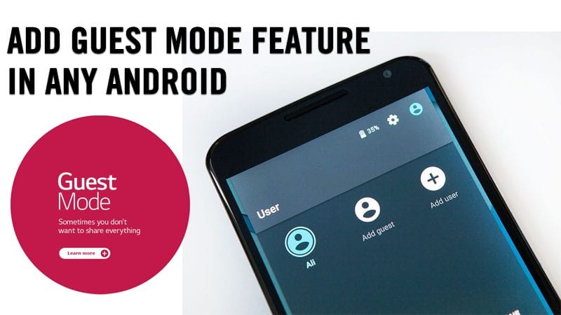 Add Guest Mode In Your Android