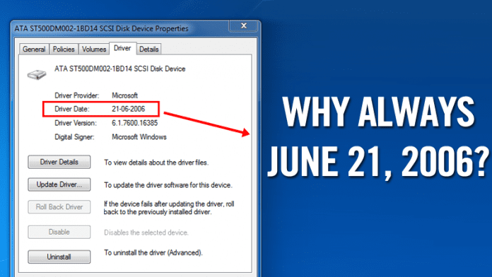 Here's Why Windows Drivers Are Dated June 21, 2006