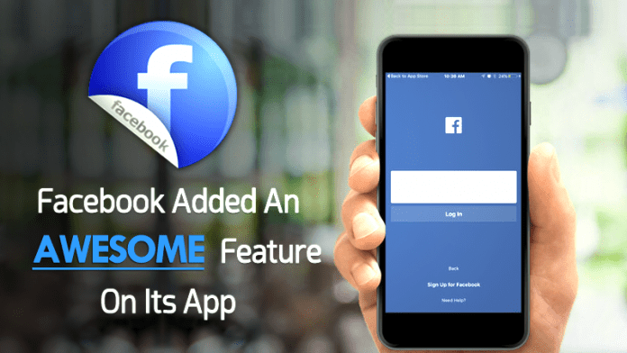 Facebook Just Added An Awesome Feature To Its Application