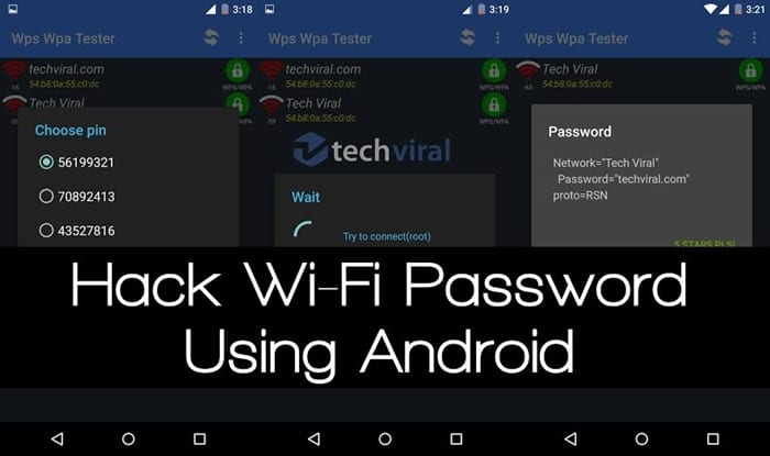 Hack Wifi Security In Your Android 