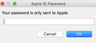 Apple ID credentials