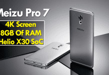 Meizu Pro 7 To Come With 4K Screen, 8GB Of RAM, Helio X30 SoC