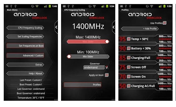 Overclock for Android