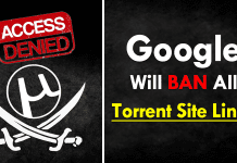 Soon Google Will Ban All Torrent Site Links