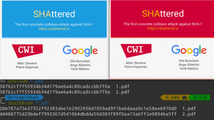 Google Just Achieved First-Ever Successful SHA-1 Collision Attack