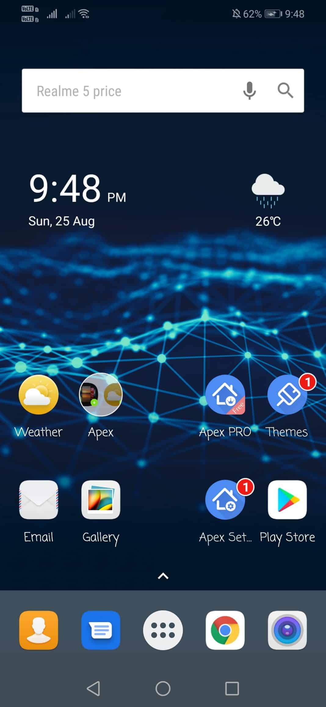 Sử dụng Apex Launcher