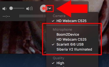 Nahrajte video z webové kamery vašeho Macu
