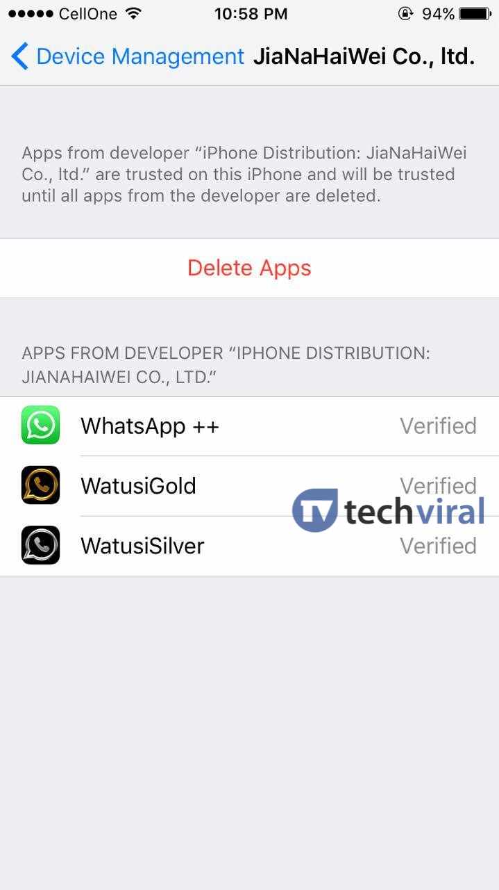 Run Multiple WhatsApp on iPhone