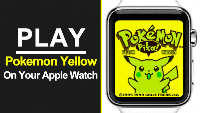 Someone Ported 'Pokemon Yellow' To The Apple Watch