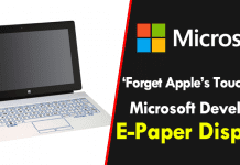 Forget Apple’s Touch Bar, Microsoft Develops E-Paper Display