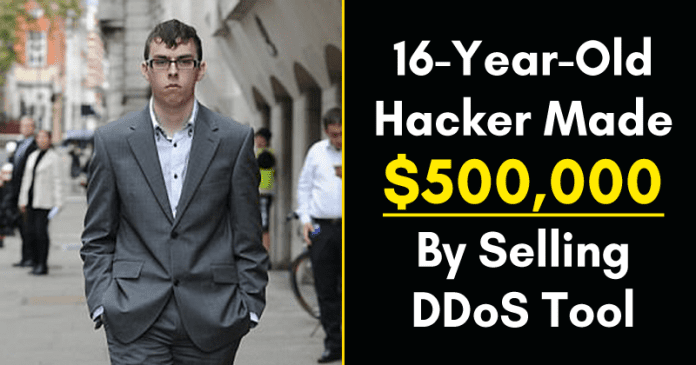 16 Year Old Hacker Made  500 000 By Selling DDoS Tool - 16