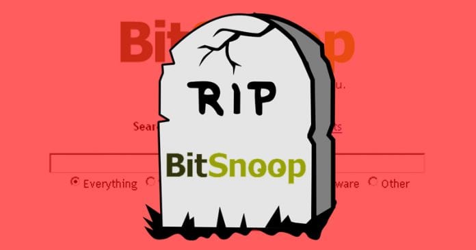 Popular Torrent Site BitSnoop Shuts Down