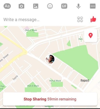 Share Your Real-time Live Location With Anybody Using Facebook Messenger