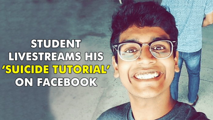 24-Year-Old Student Live Streams Suicide On Facebook!