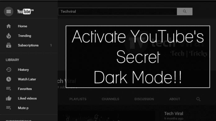 YouTube a un secret *Mode sombre* - Voici comment l'activer !