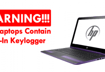 Beware! Built-In Keylogger Discovered In Several HP Laptop Models