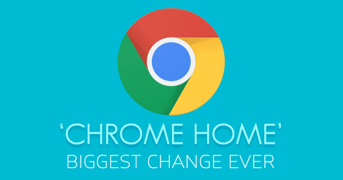 Google Is Testing 'Chrome Home' For Android! Biggest Browser Change On Android