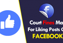 Court Fines Man For Liking Posts On Facebook
