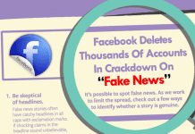 Facebook Deletes Thousands Of Accounts In Crackdown On Fake News
