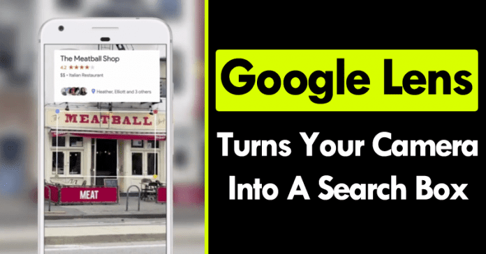 Google Lens transforme votre appareil photo en champ de recherche