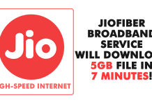 JioFiber Broadband Service Will Download 5GB File In 7 Minutes!