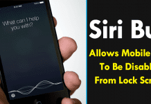 Siri Bug Allows Mobile Data To Be Disabled From Lock Screen Without A Passcode