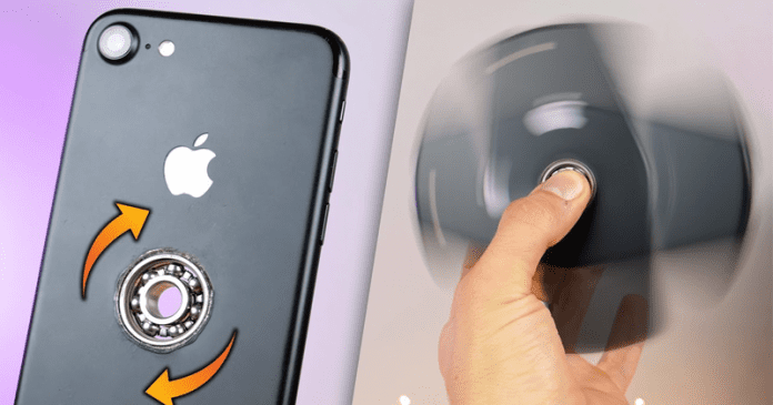 YouTuber Drilled A Hole Into iPhone 7 To Turn It Into A Fidget Spinner