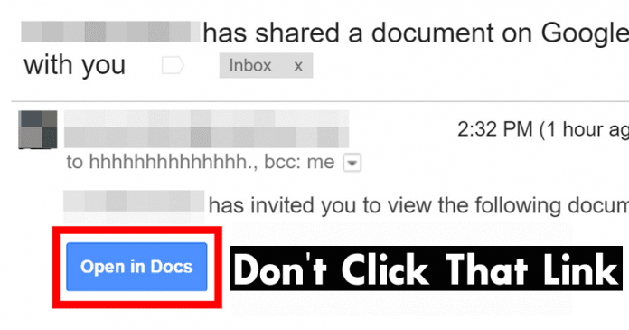 Don't Click That Google Docs Link! It’s A Massive Phishing Attack