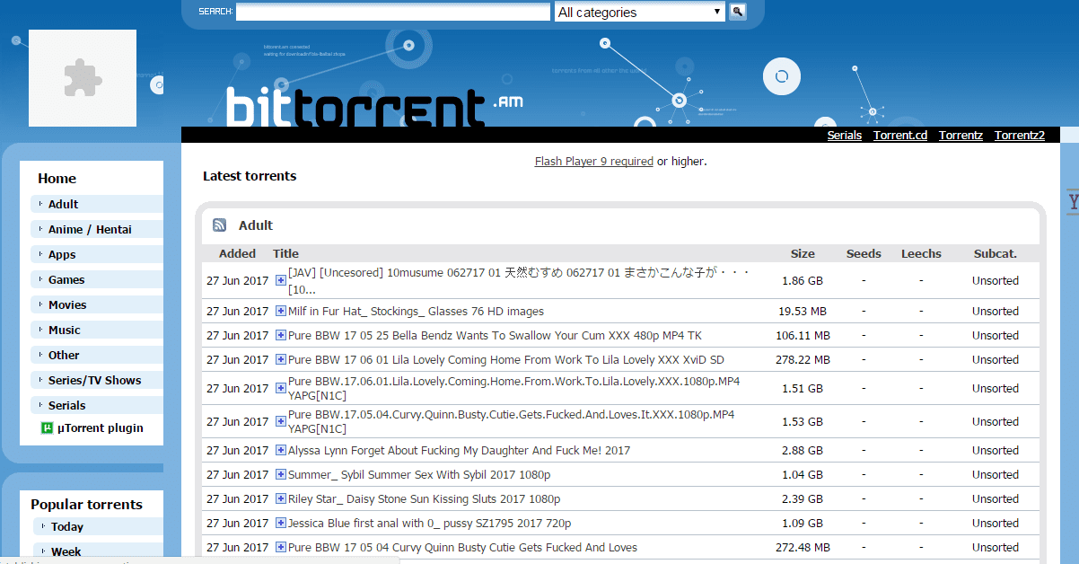 bittorrent web cast