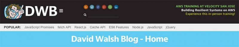 David Walsh blog