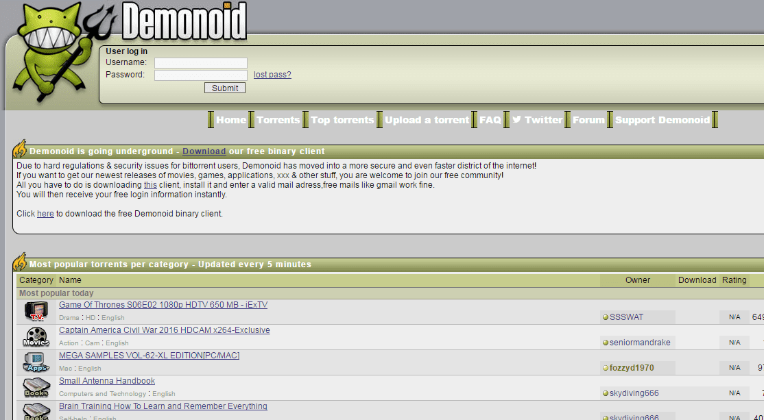 Demonoid.to