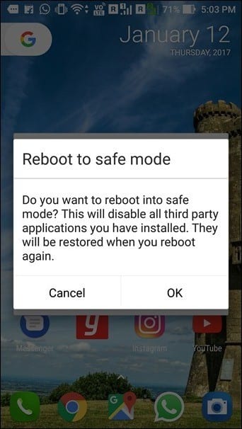 Boot Your Android In Safe Mode