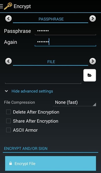 Send Encrypted Email On Android