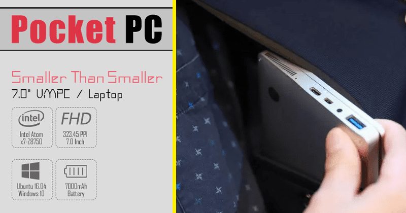 This Mini Pocket PC Runs Windows 10 & Ubuntu Linux