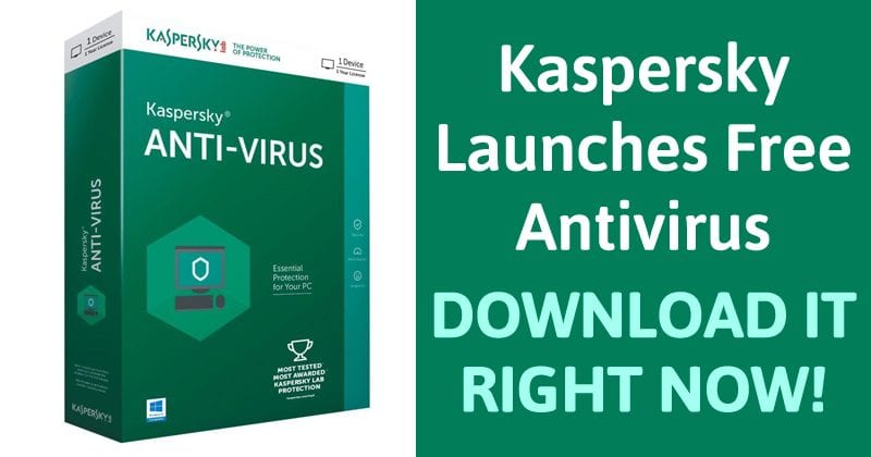 Kaspersky Launches Free Antivirus Software Globally