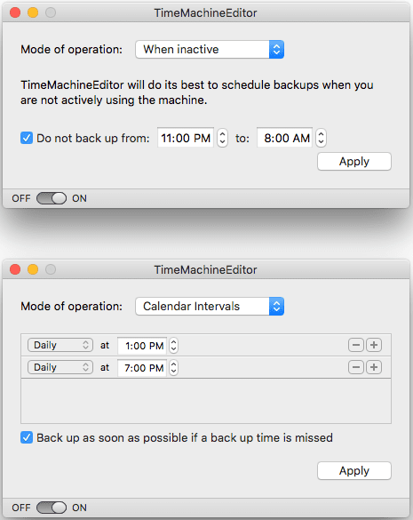 schedule mac shutdown