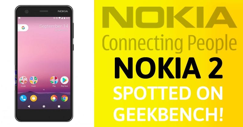 Nokia 2 Spotted On Geekbench!