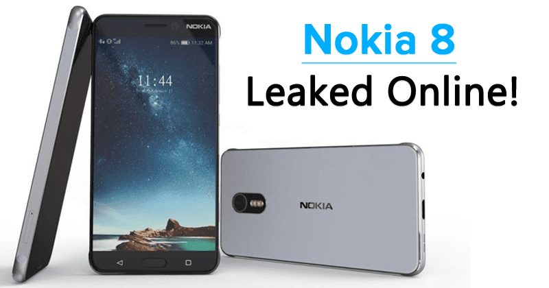 Nokia 8 With Bezel-Less Design, Iris Scanner, USB Type-C Leaked Online!