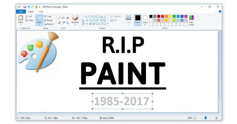 Microsoft Is Killing Legendary MS Paint After 32 Years!