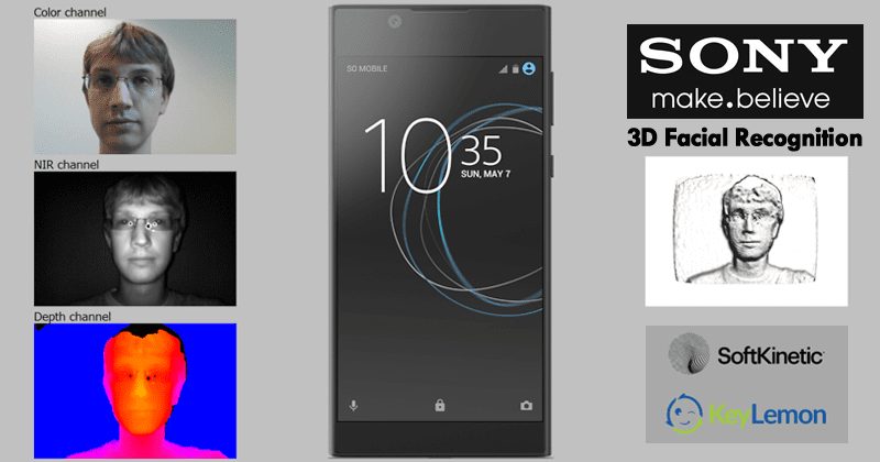 Sony Developing 3D Facial Recognition Mobile Tech