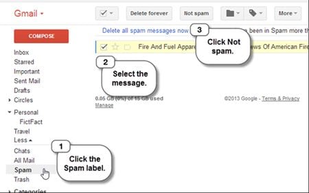 Stop Legitimate Emails from being Flagged as Spam Gmail